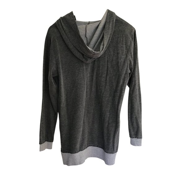 Venus Medium Gray Pullover Hoodie Sweatshirt With Pockets - Picture 2 of 6